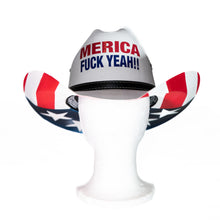 Load image into Gallery viewer, Merica F*** Yeah!!! Cowboy Hat